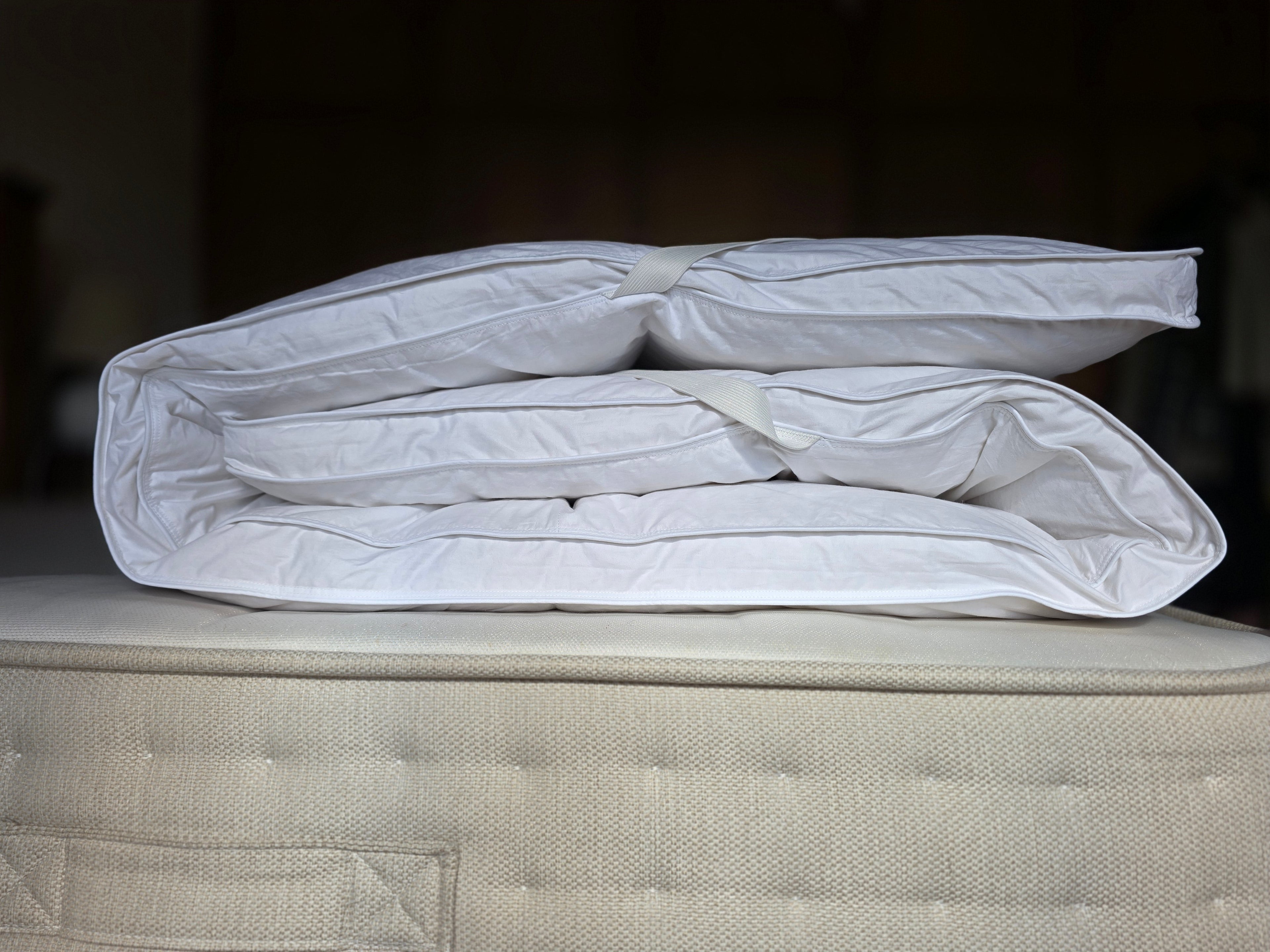 PillowPillow® Luxury Mattress Topper - UK Made Duck Feather & Down - Oeko-Tex Certified