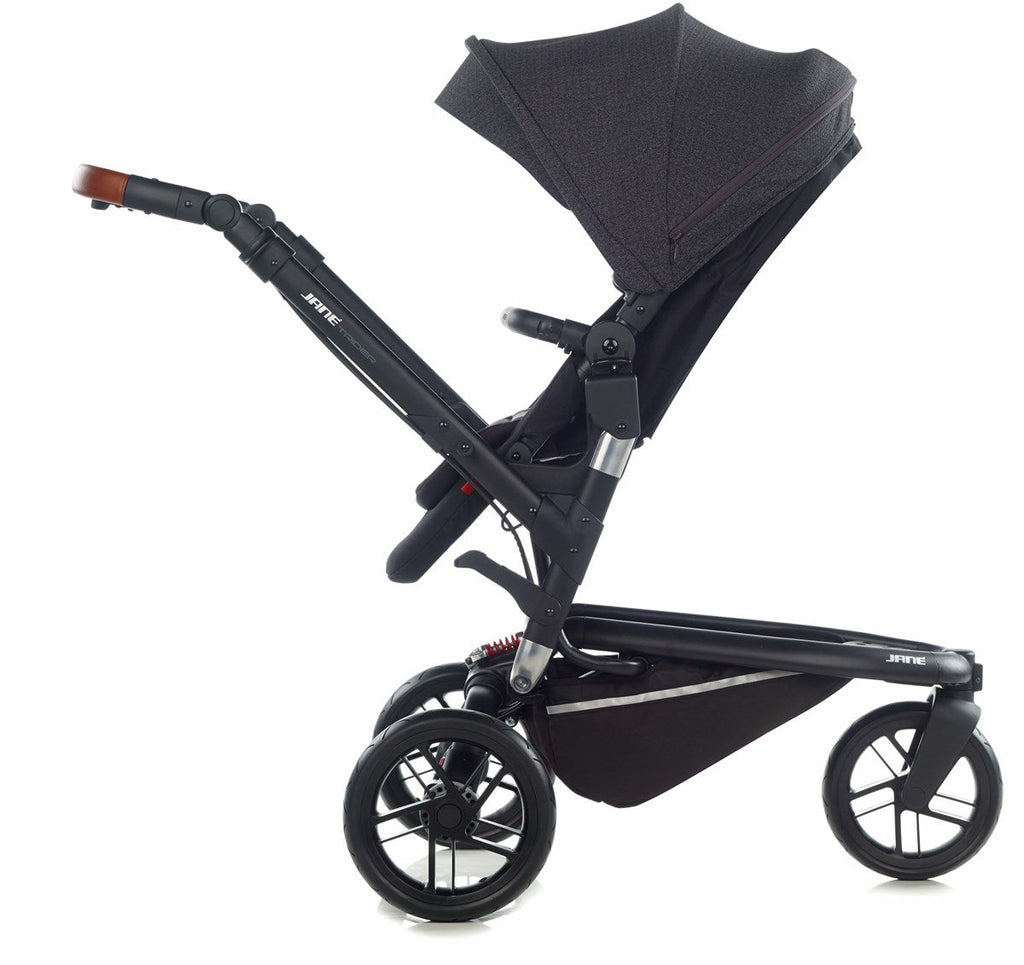 Jané Trider Travel System Bundle with Transporter Plus & Koos R1 i-Size Car Seat, Sand