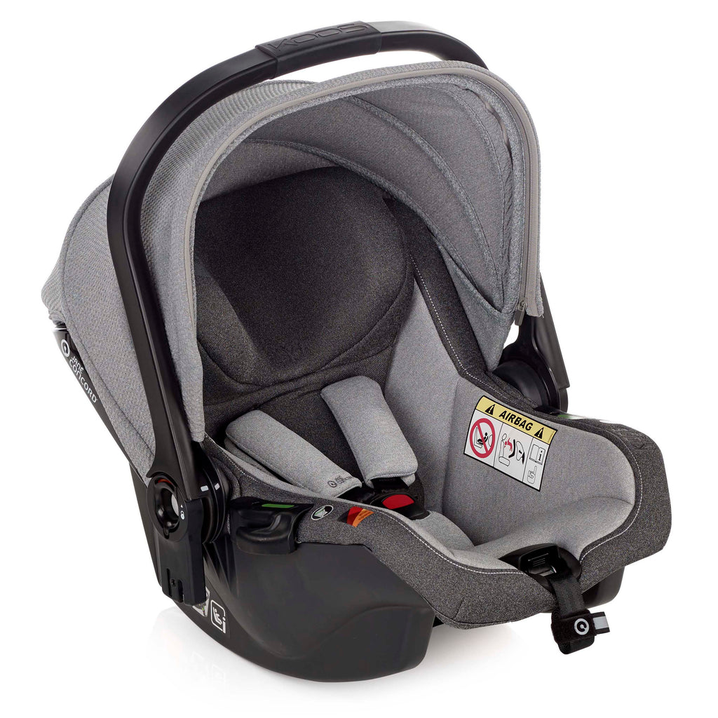 Jané Trider Travel System Bundle with Transporter Plus & Koos R1 i-Size Car Seat, Black