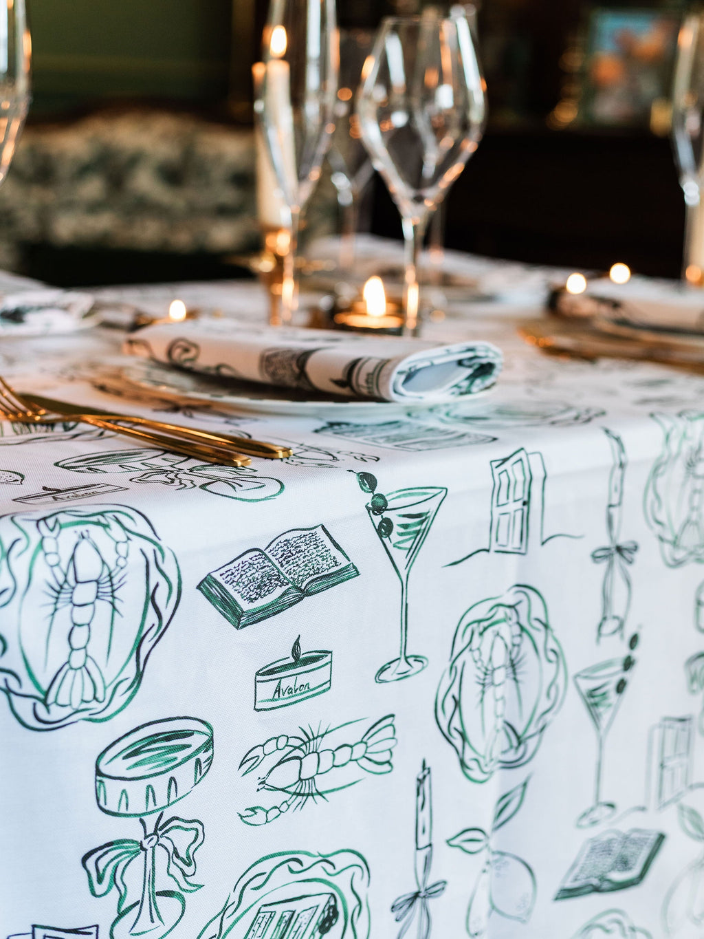 Just A Girl Tablecloth