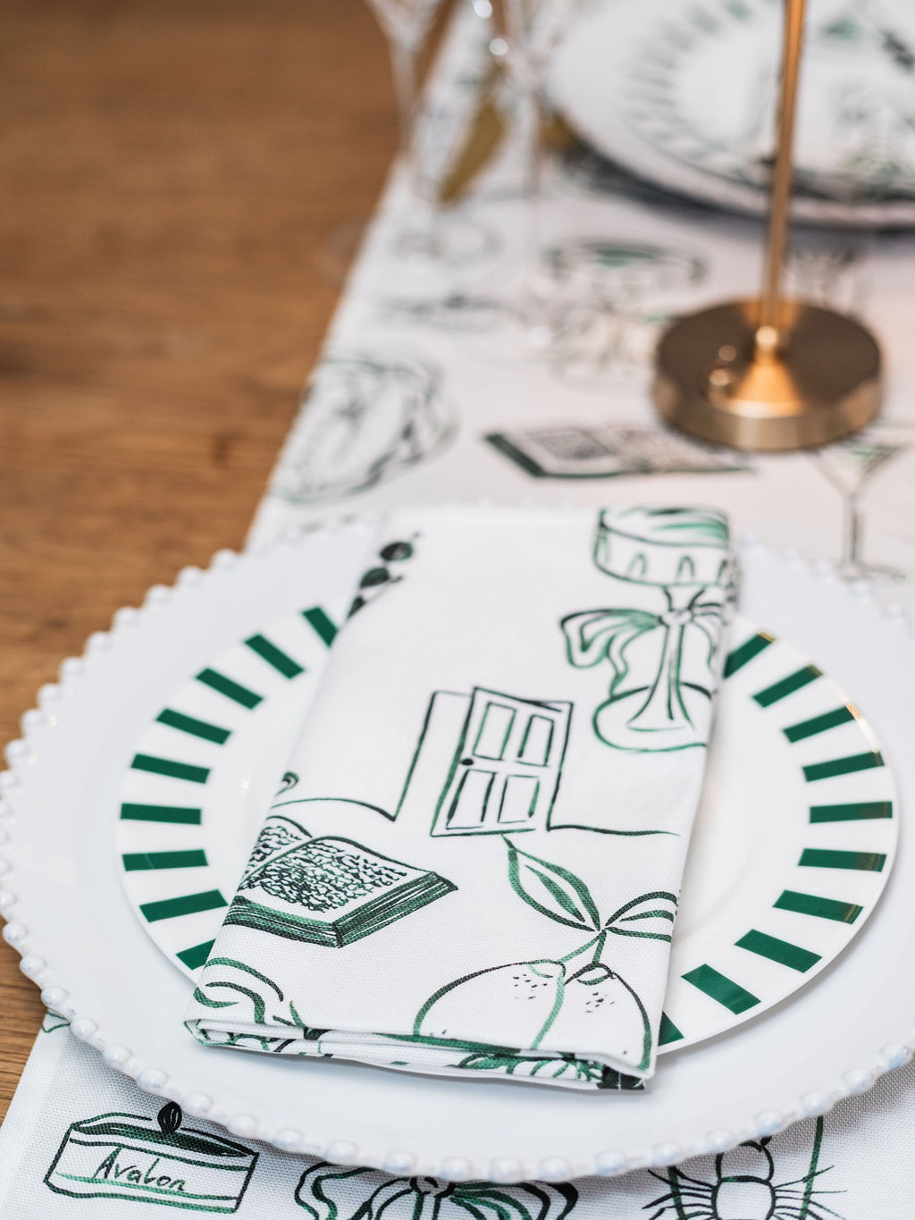 Just A Girl Napkins (Pair)