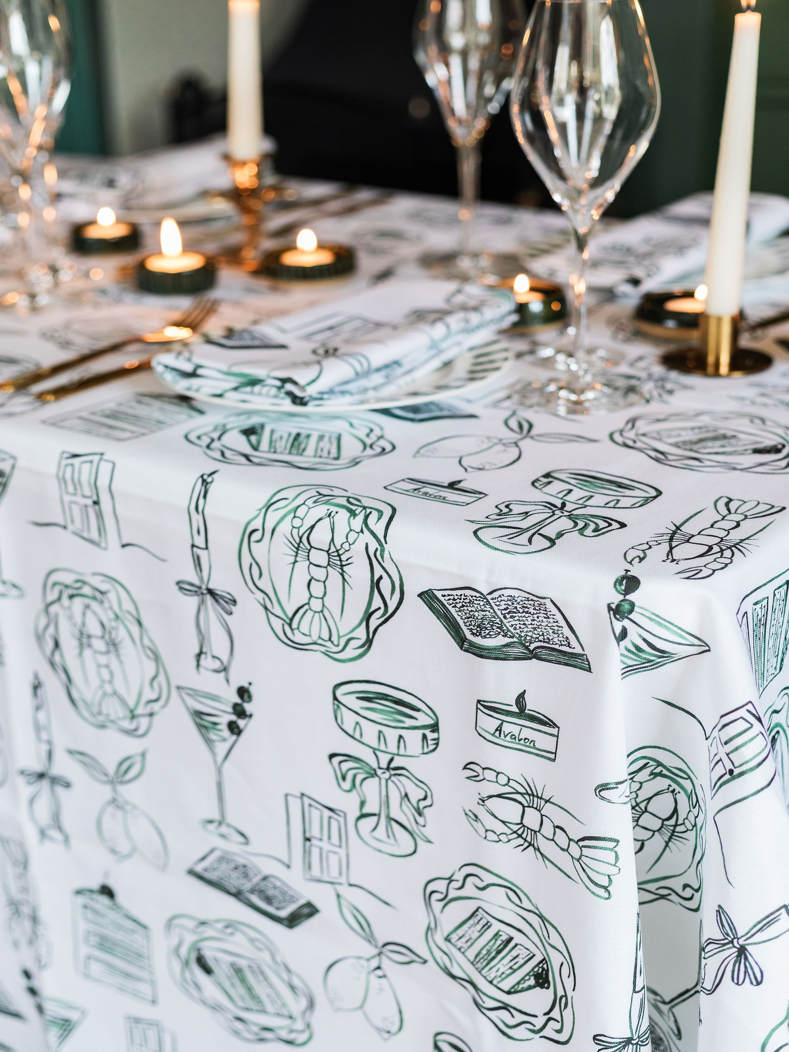 Just A Girl Tablecloth