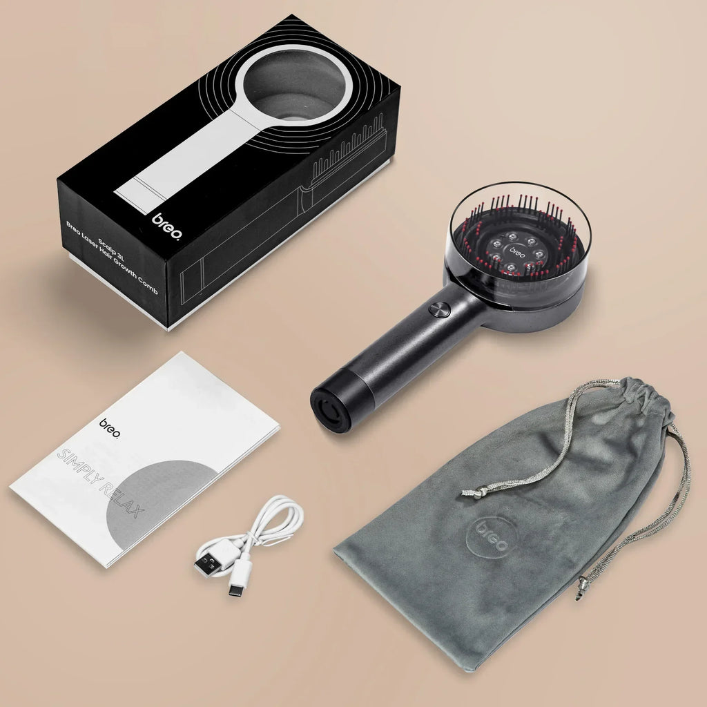 Breo Scalp 3L Laser Scalp Massager — LLLT with Oil Reservoir