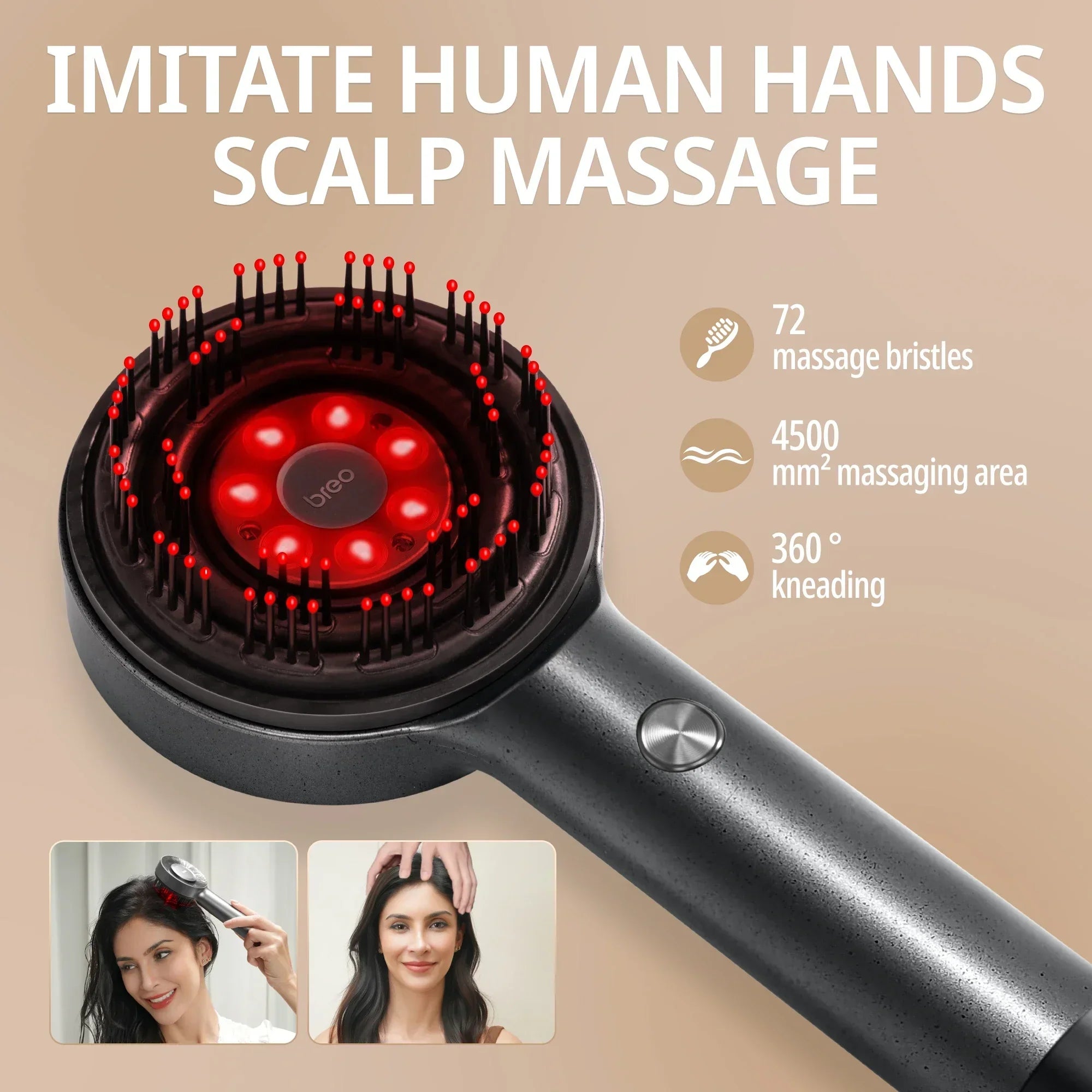 Breo Scalp 3L Laser Scalp Massager — LLLT with Oil Reservoir