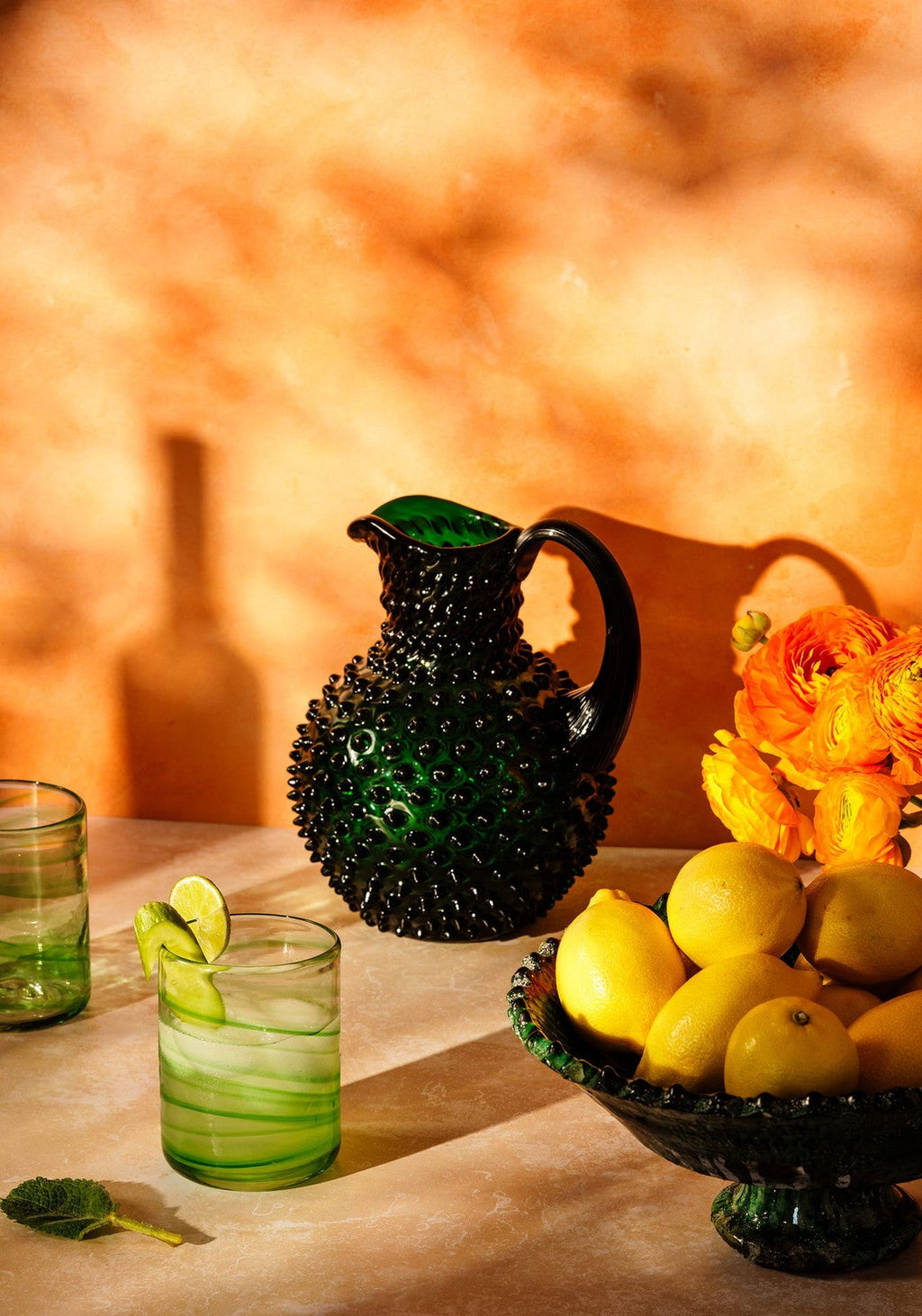 Olivia Swirl Tumbler, Green