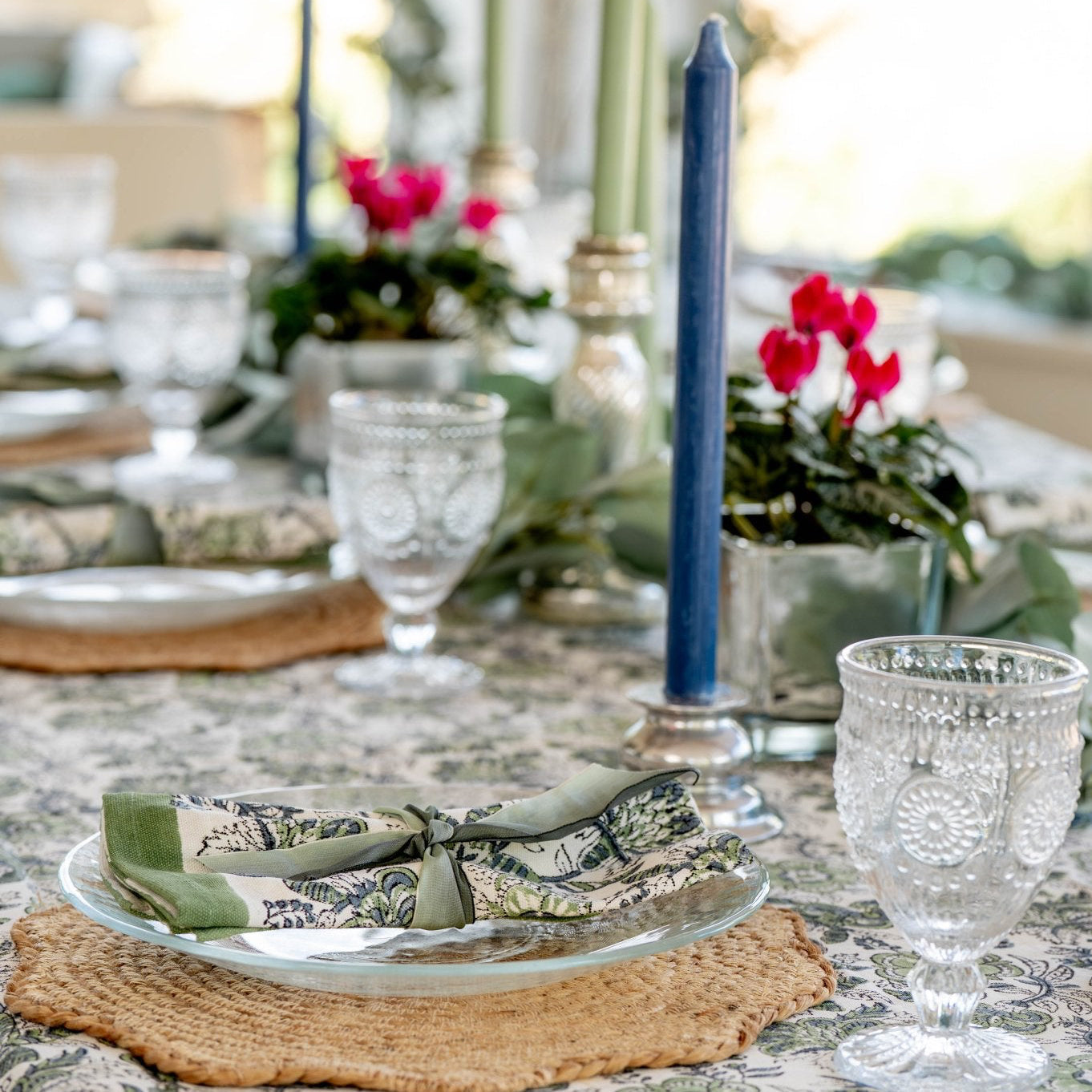 Tablecloth - Coromandel Sage Sloe
